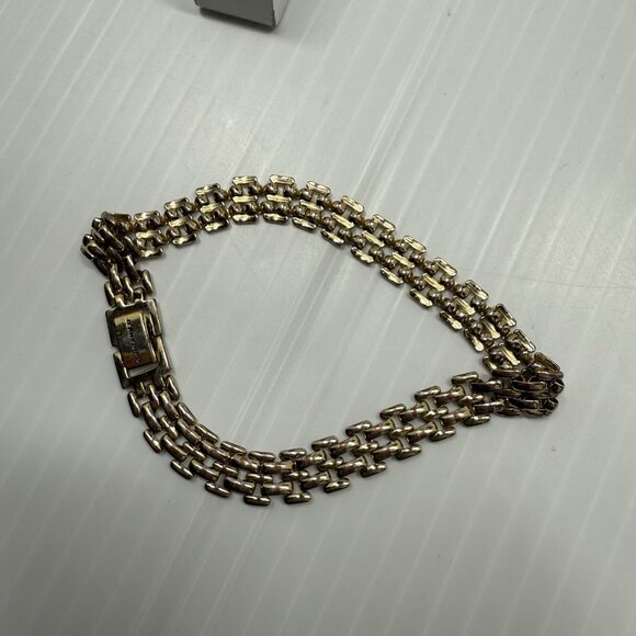 JENNY BIRD Francis Anklet Gold Tone Adjustable Link Chain Hip Ankle Bracelet - Picture 3 of 7